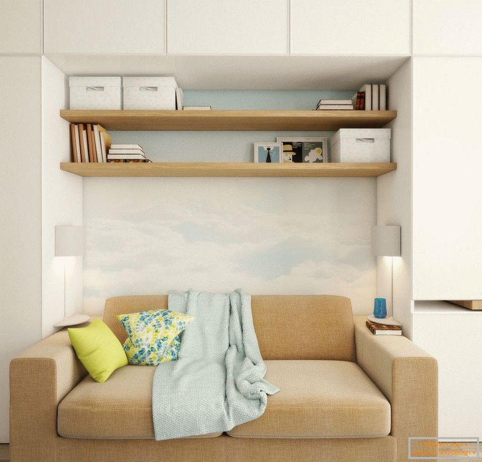 Progettazione di un soggiorno in un piccolo appartamento