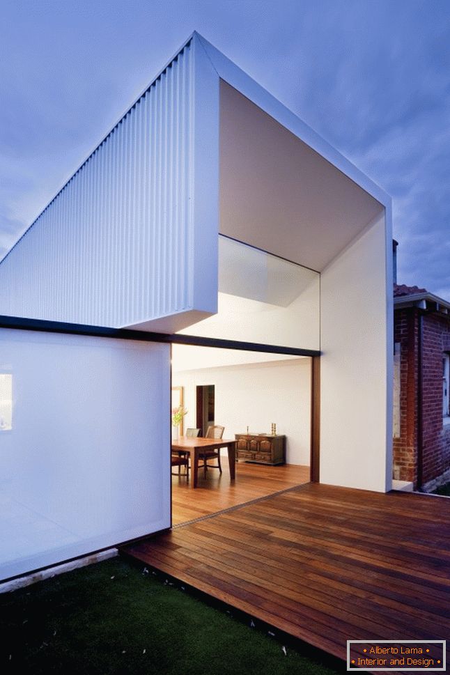 Un'estensione compatta per una casa di mattoni di David Barr Architect