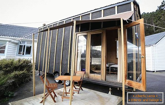 Il progetto di una casa molto piccola in Nuova Zelanda