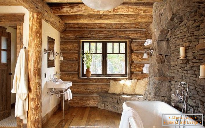 Finiture per il bagno in legno