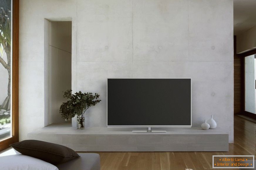 TV sul muro