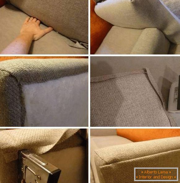 Come sostituire la tappezzeria di un divano - passo dopo passo