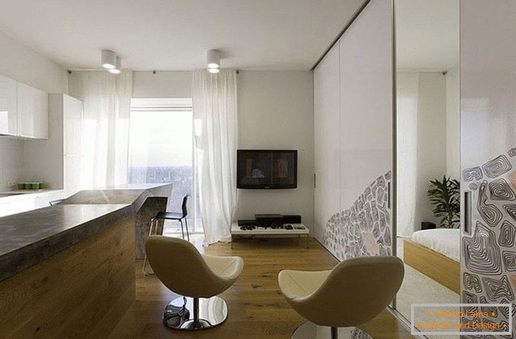 Un appartamento minimalista a Mosca in tutta la gloria del suo stile chic