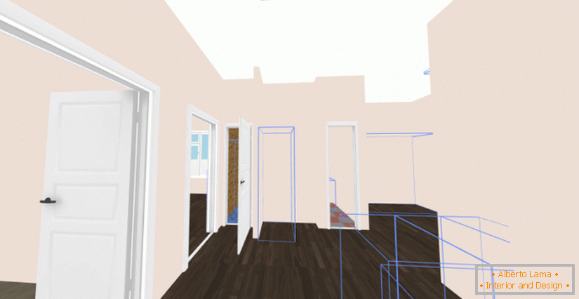 Modellazione 3D dell'interno della casa