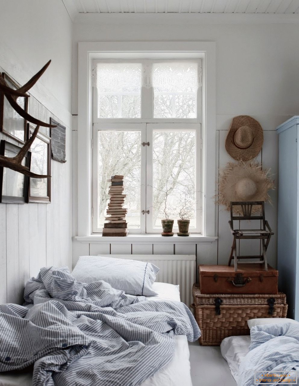 Stile scandinavo all'interno della camera da letto, sue caratteristiche e caratteristiche
