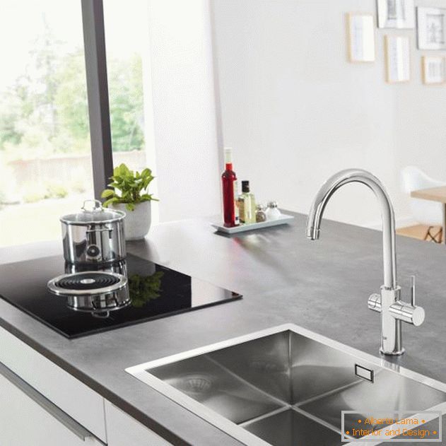 rubinetto della cucina con filtro per l'acqua potabile, foto 23