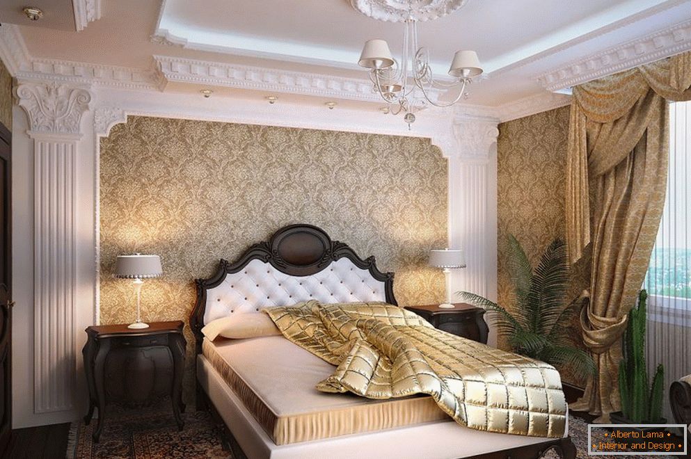 Camera da letto in stile classico