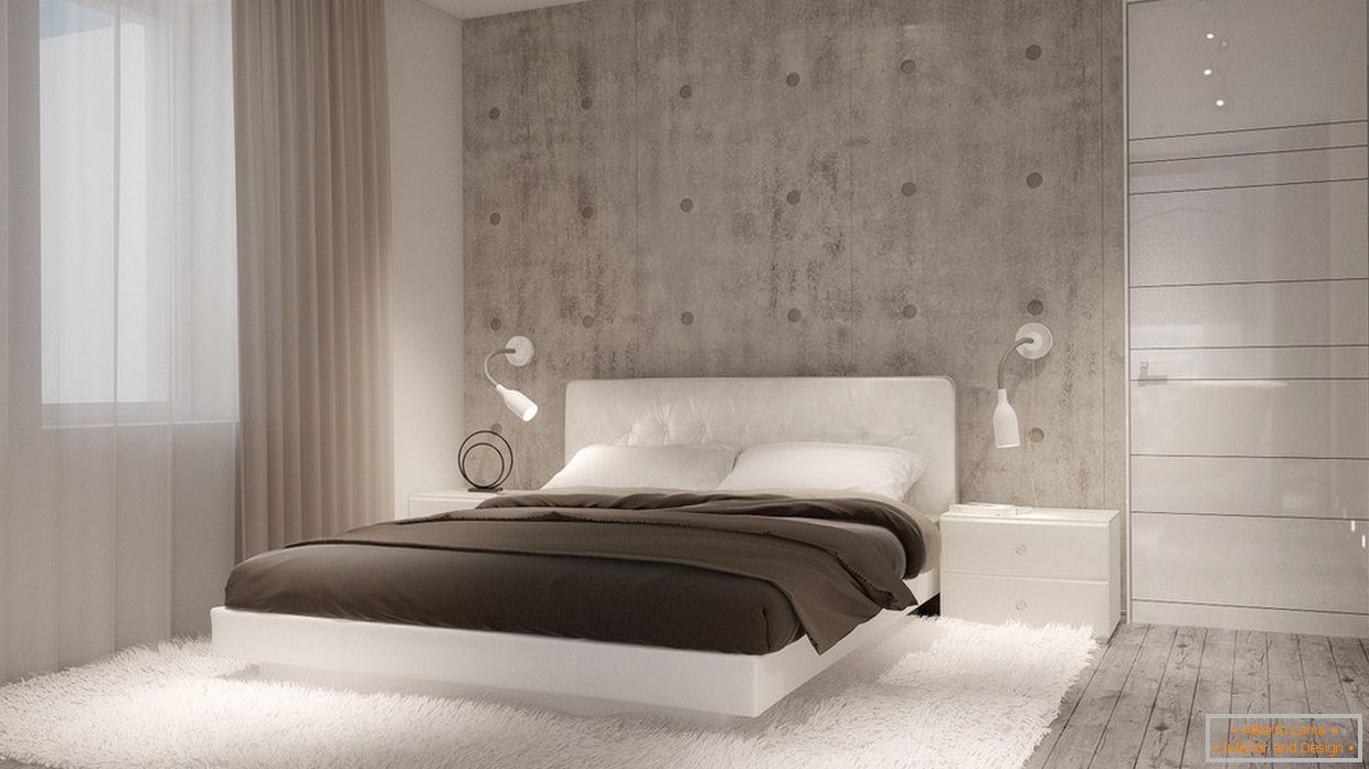 Camera da letto in stile moderno