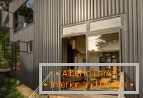Residenza moderna nelle foreste della Nuova Zelanda