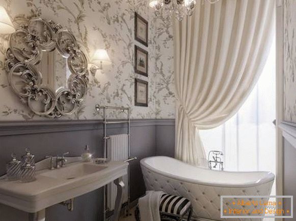 lampada da parete per un bagno in stile classico, foto 29