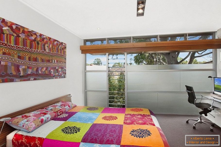 Una camera da letto in una casa di campagna in Australia