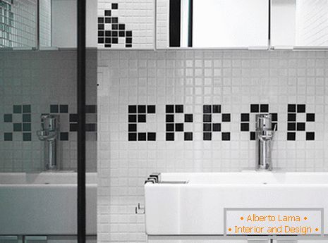 Design del bagno in stile minimalista