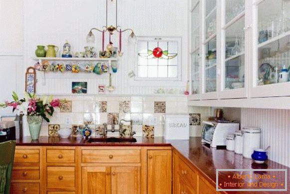 Stile Boho all'interno della cucina - foto di bel design
