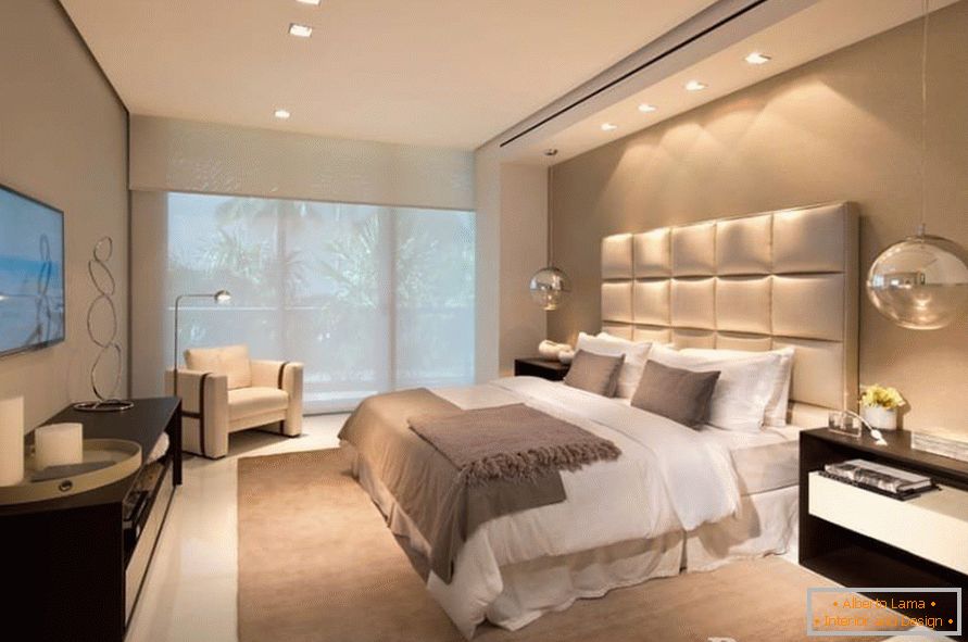 Camera da letto in stile minimalista