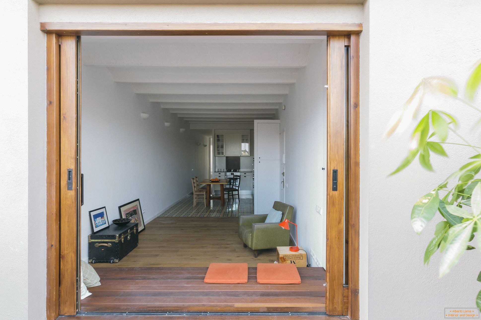Interior design di un piccolo appartamento a Barcellona