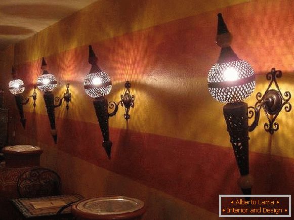 lampada da parete in stile orientale, foto 16