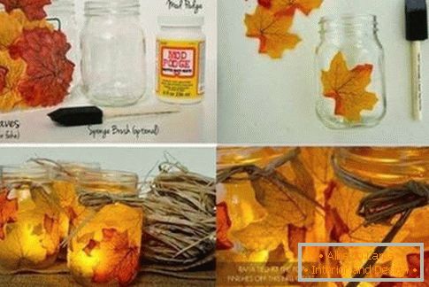 Come decorare una casa con le foglie d'autunno