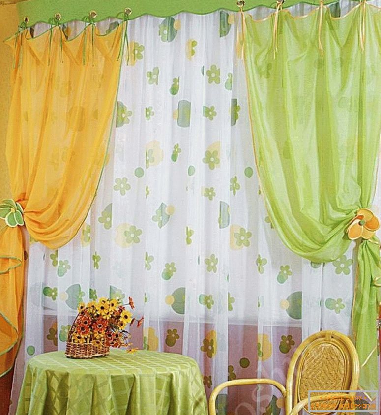 ready-tende straordinaria-set-per-cucina-giallo-e-verde-colore-con-tulle-con-floreale-ornamento-in-zhpg