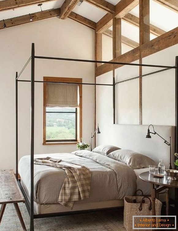 Design interno di case private - camera da letto moderna