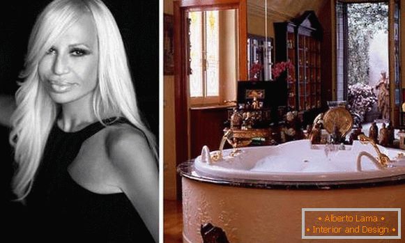 Il bagno di Donatella Versace