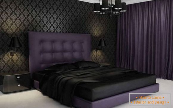 Camera da letto di lusso in stile classico