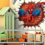 Spiderman sul muro