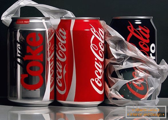 Coca Cola dell'artista Pedro Campos