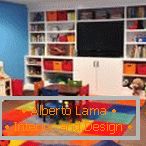 Colori vivaci nel design della scuola materna