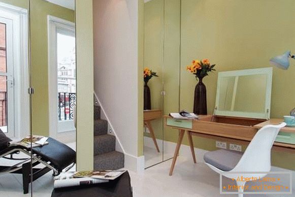 Interior design di un piccolo appartamento a Londra