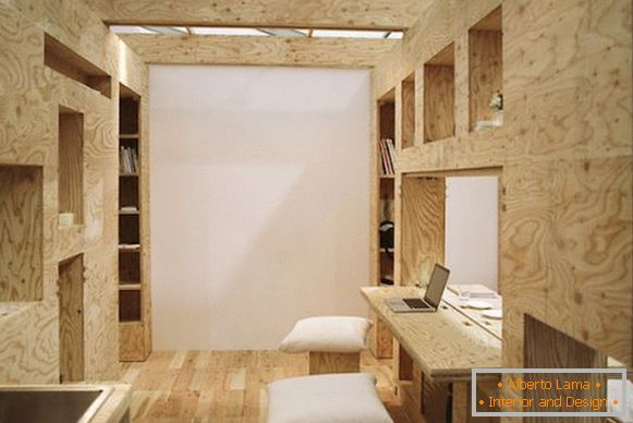 Appartamento per ufficio con mobili trasformabili