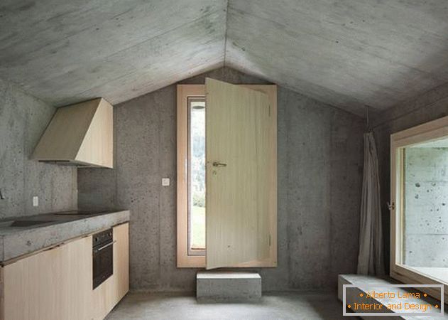 Casa concreta in stile minimalista