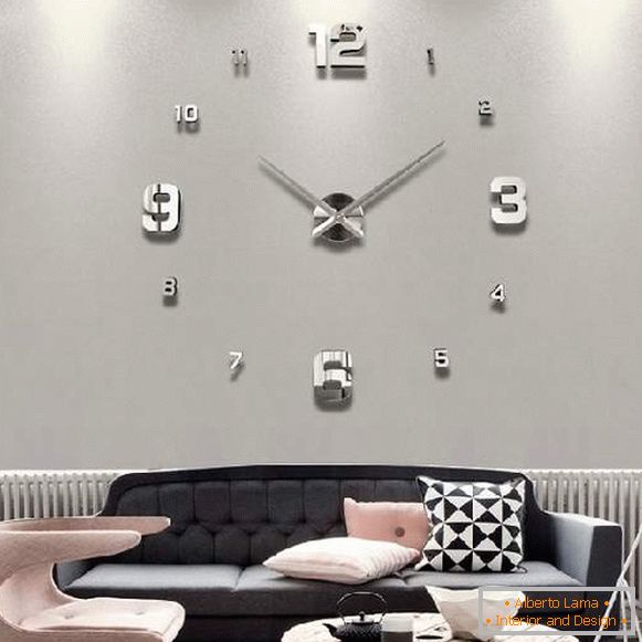 orologio da parete originale per il soggiorno, foto 16