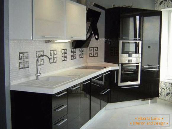 Cucina in bianco e nero, foto 18