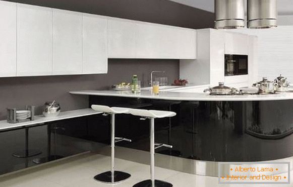 Cucina in bianco e nero, foto 6