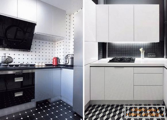 Cucina in bianco e nero, foto 9