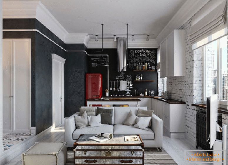 Interior design-living-in-bianco-nero-tonah2