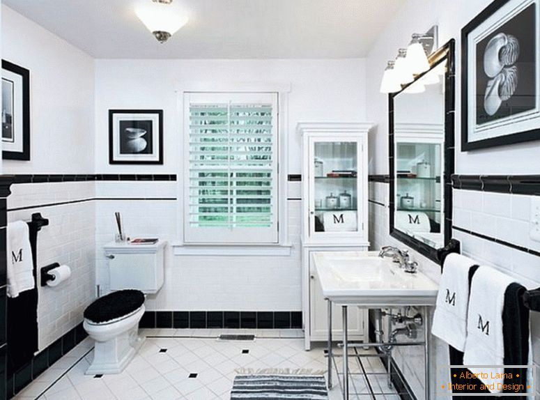 black-and-white-bagnoroom-floor-tile-ideas-pictures
