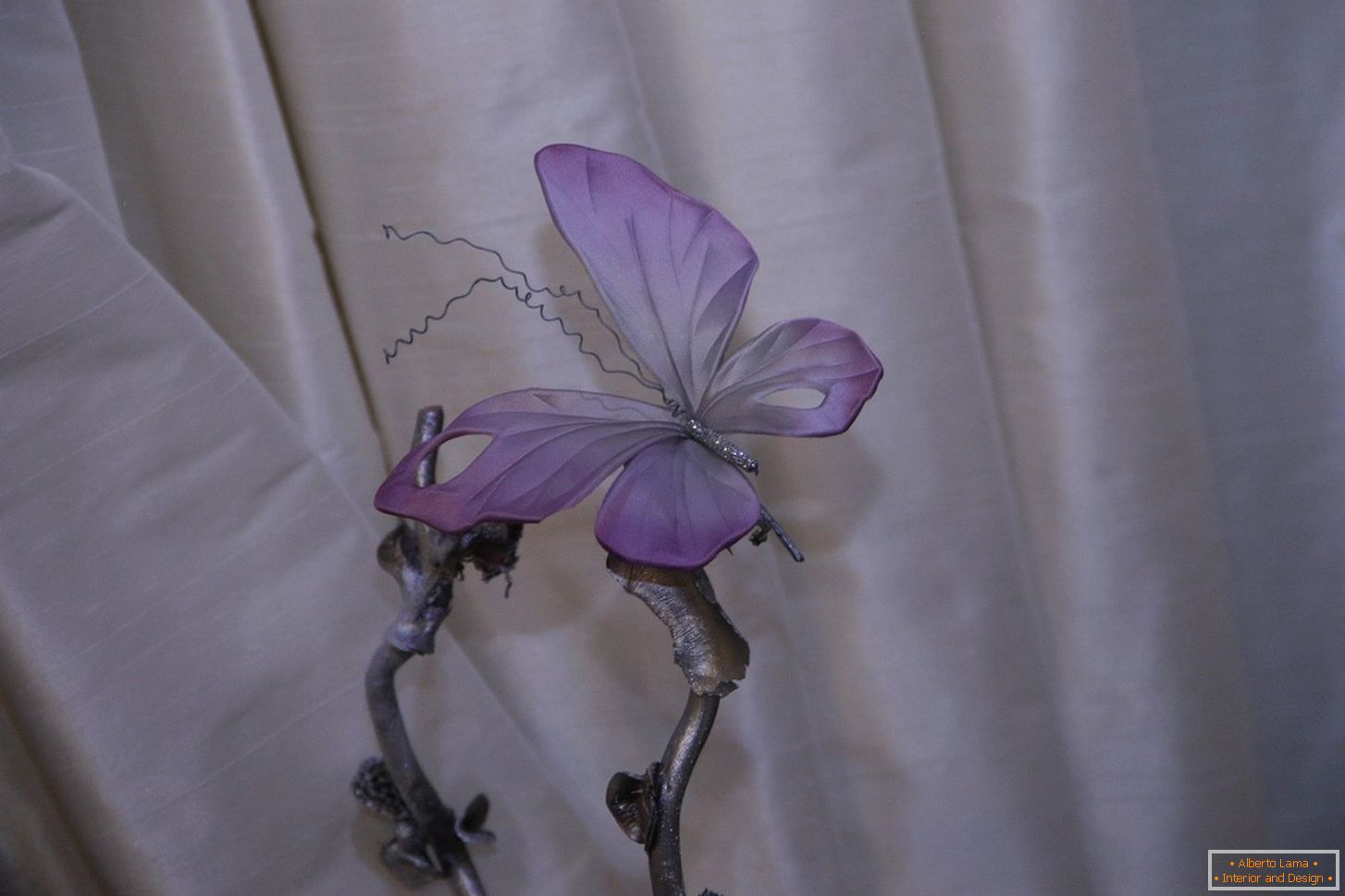 Farfalla fatta di stoffa