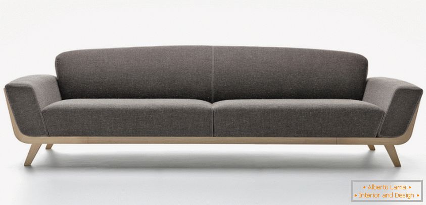 Progettazione di un divano nel soggiorno