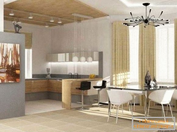 design del soggiorno in casa - zonizzazione della stanza
