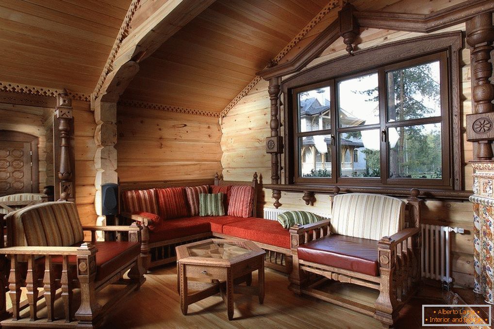 Una stanza fatta di legno
