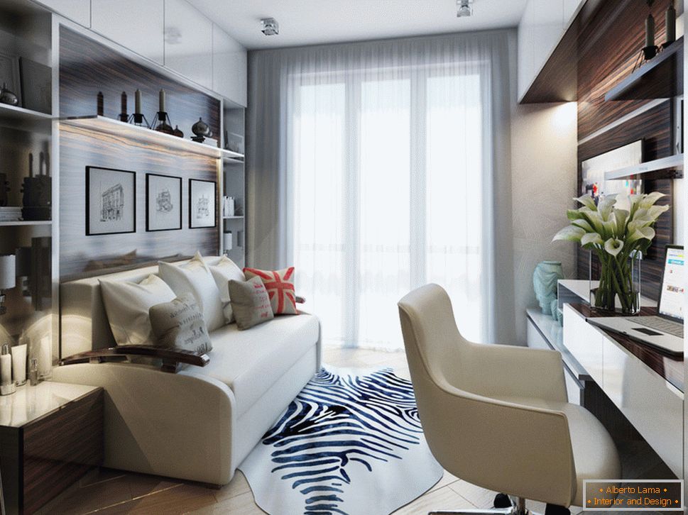 Interior design di un piccolo appartamento in stile classico - фото 9