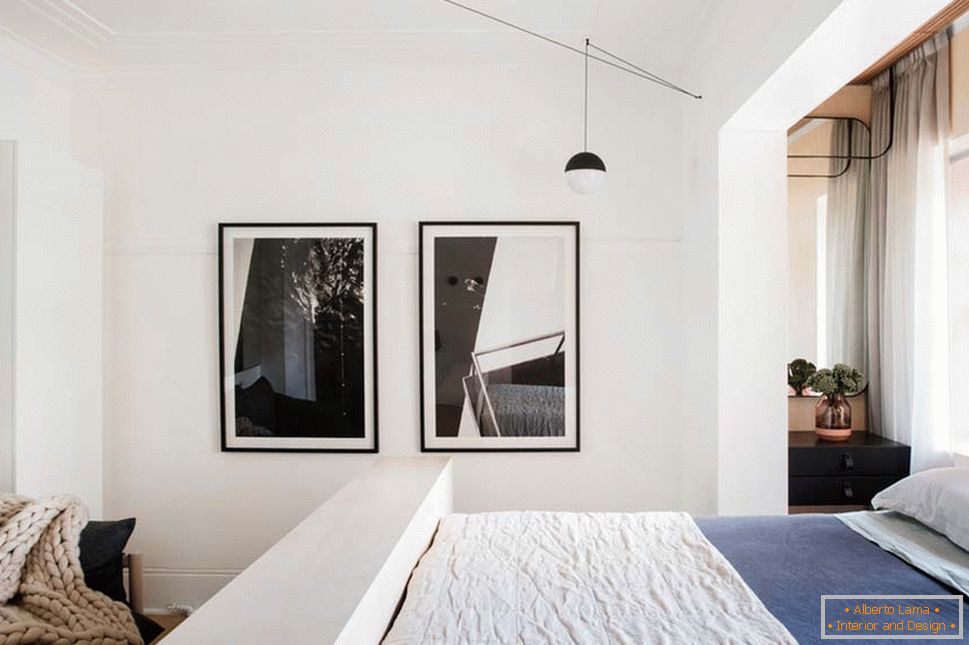 Interior design di un piccolo appartamento a Sydney - спинка-подставка