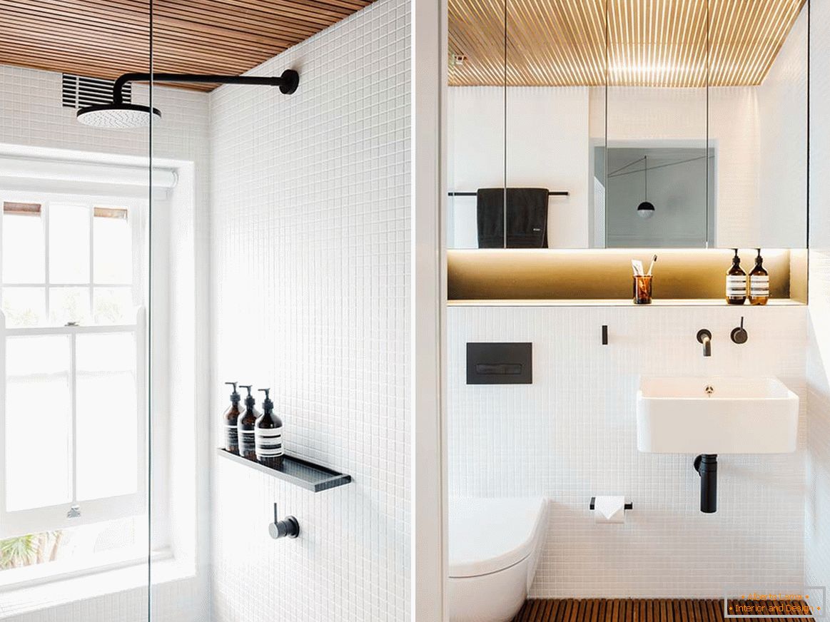 Interior design di un piccolo appartamento a Sydney - ванная