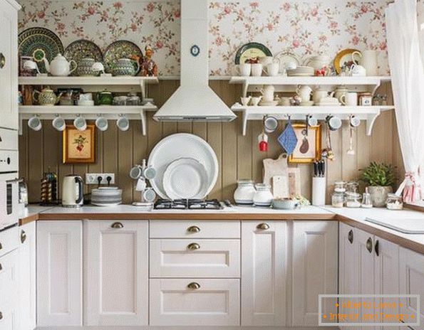 piccola cucina in una casa privata дизайн фото