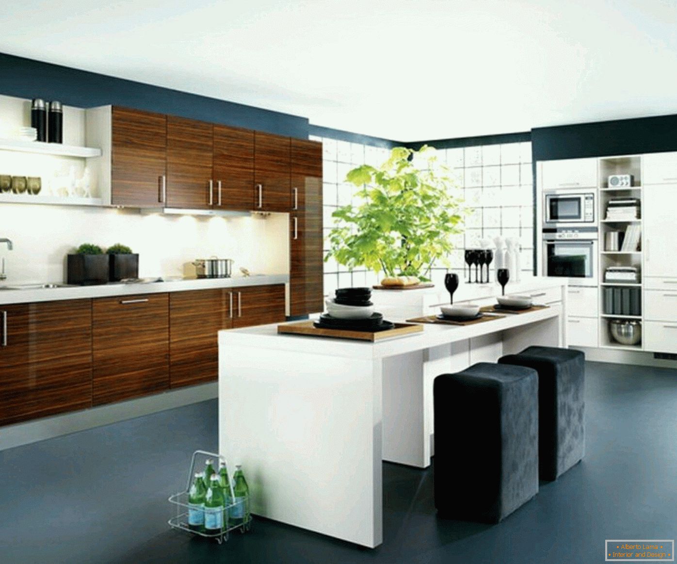 Design moderno della cucina