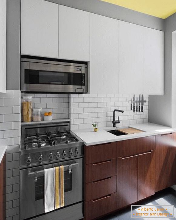 Le migliori idee per il design di una piccola cucina nell'appartamento Krusciov