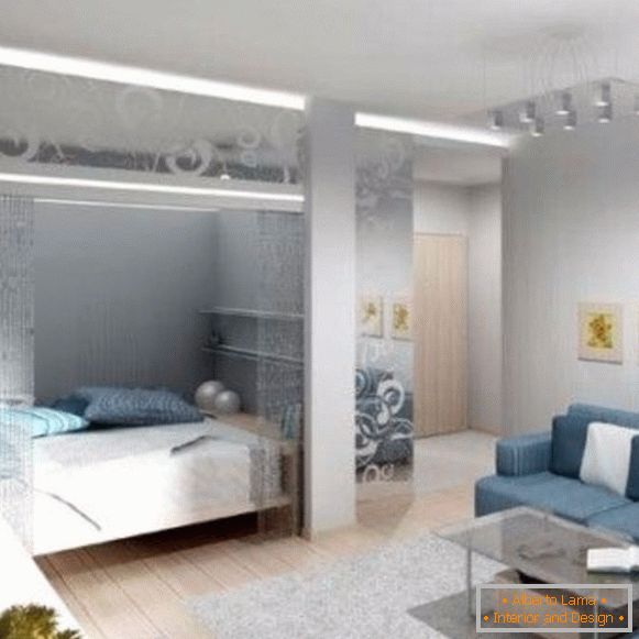 Design dell'appartamento con una camera - foto 6