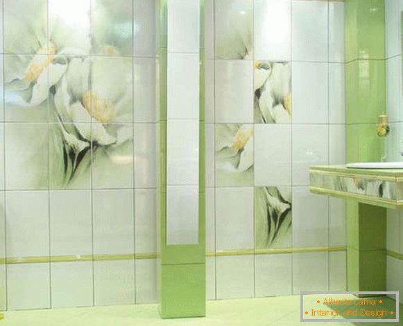 Progettazione di piastrelle nella toilette, foto 11