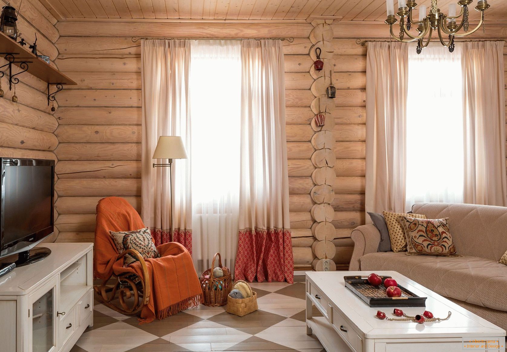 Stile country all'interno